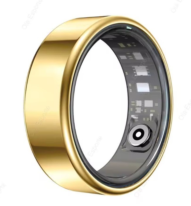 Smart Ring Men Women, Heart Rate and Blood Oxygen Monitor Smartring IP68 & 5ATM