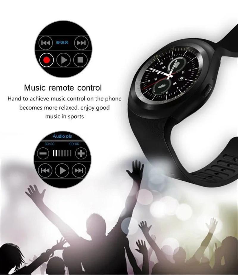 EPIC TIME- Bluetooth Smart Watch-Phone Mate-Round Touch Screen-SIM -Android OCUS