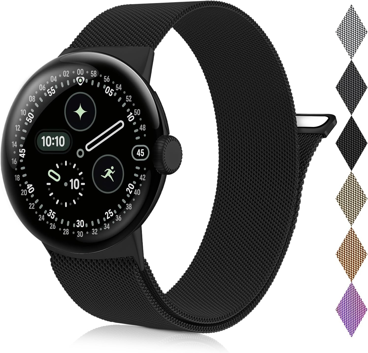 Metal Magnetic Strap Compatible with Google Pixel Watch 4 41mm Adjustable
