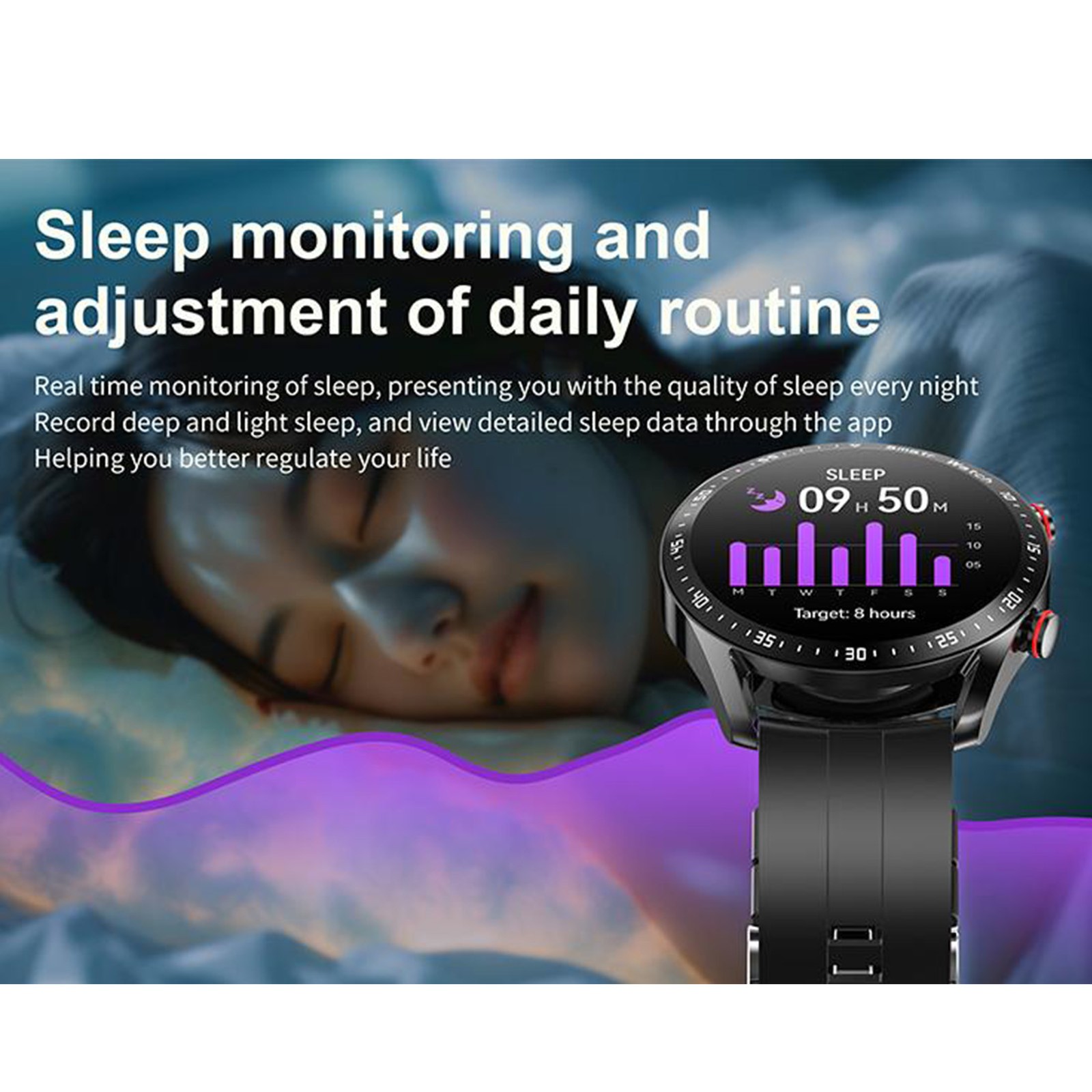 Smart Sports Watch With 1.52 Inch Screen BT Call Health Monitoring Multi-Sp GAKQ