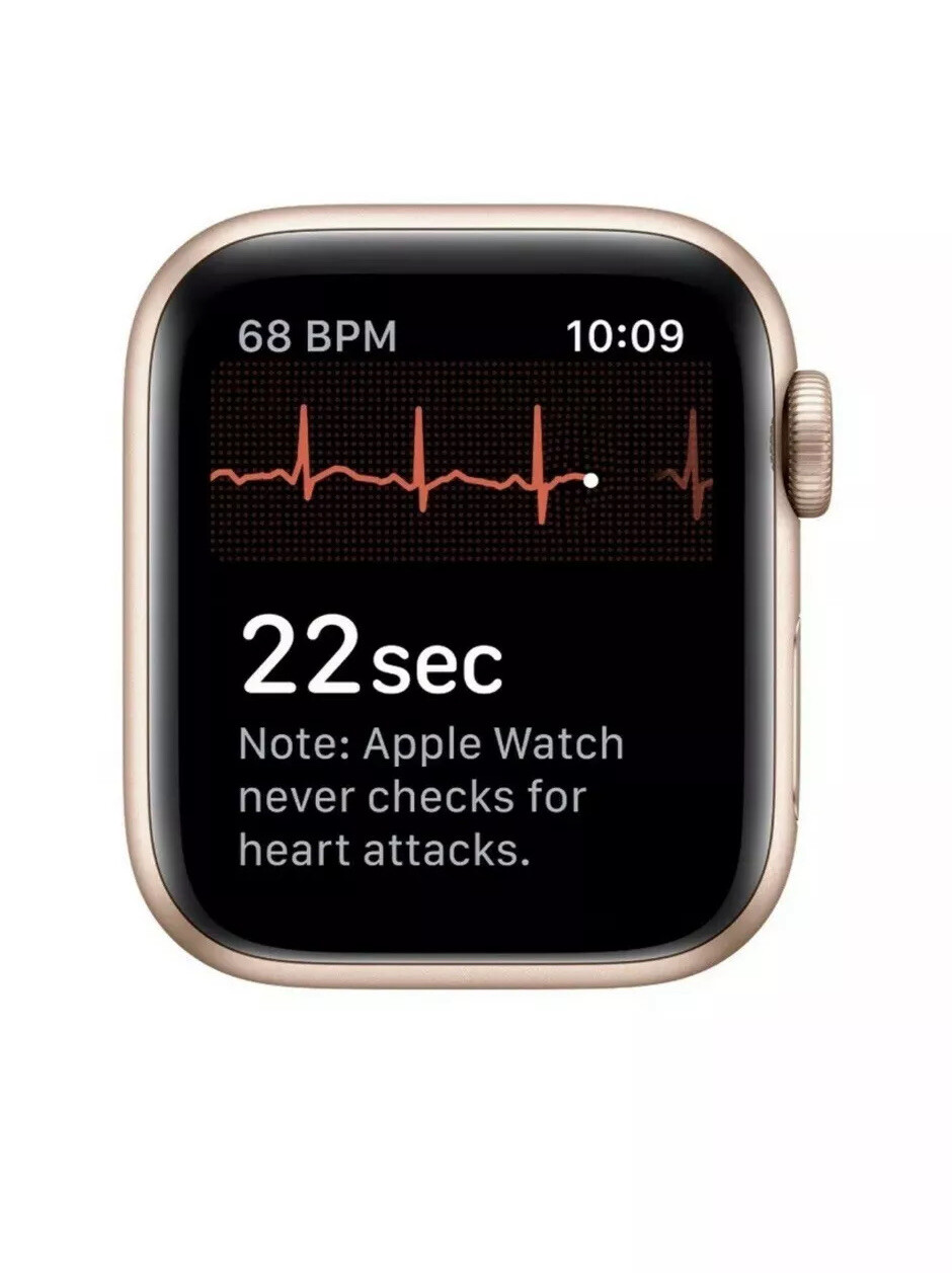 Apple Watch Series 5 GPS 40mm Gold Aluminum Case Pink Sand Sport Band -S/M & M/L