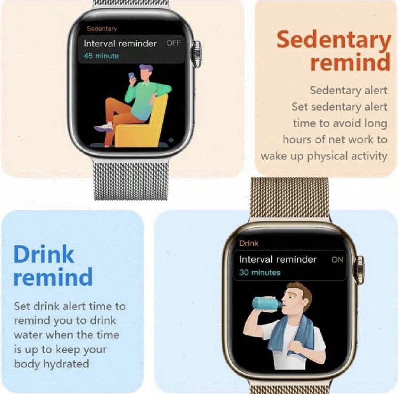 New Bracelet Smartwatch For Android IOS Phones,Compatible With IPhone