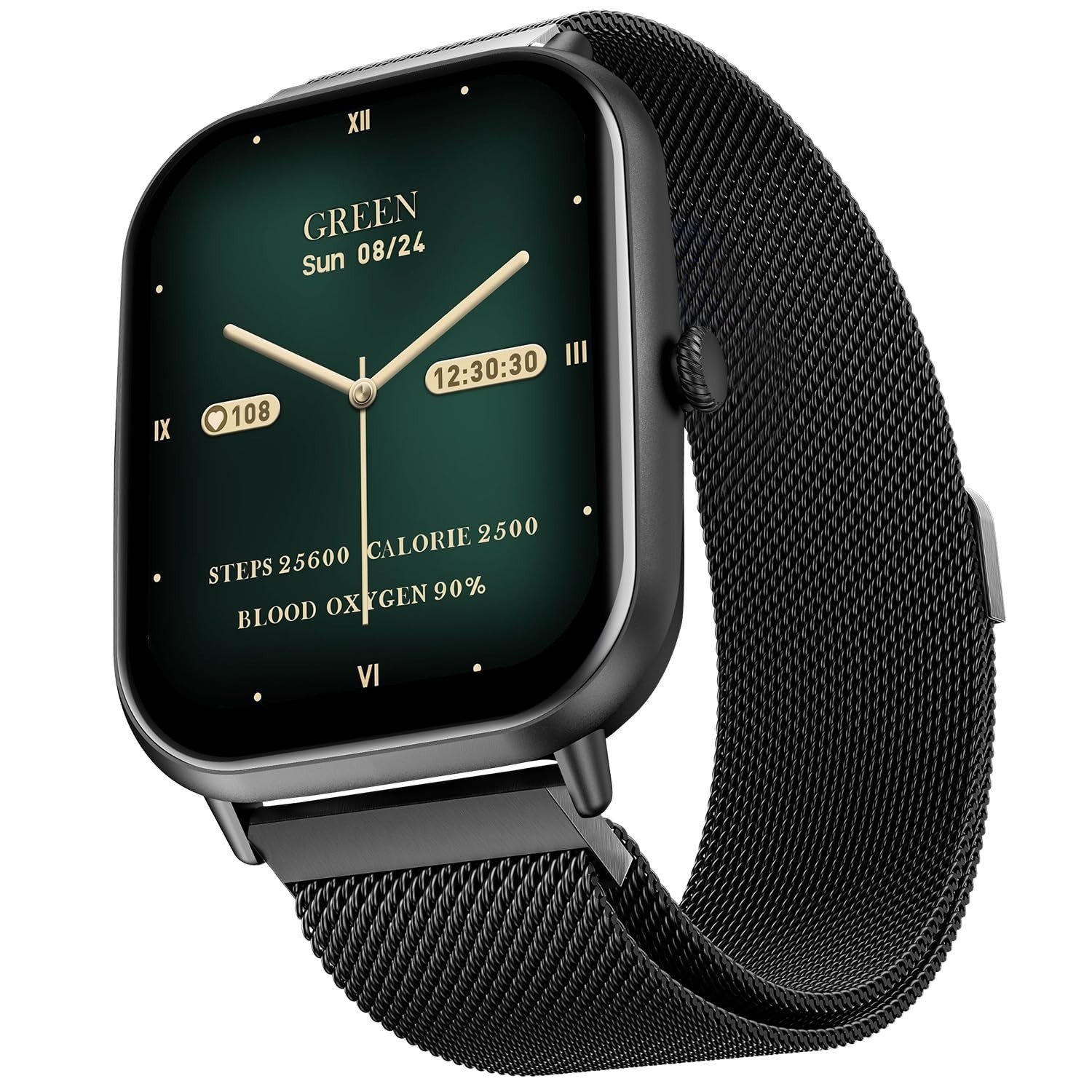 Fire-Boltt Ninja Smart Watch 46.5 mm | Bluetooth Calling | 100 Sports Modes | FS