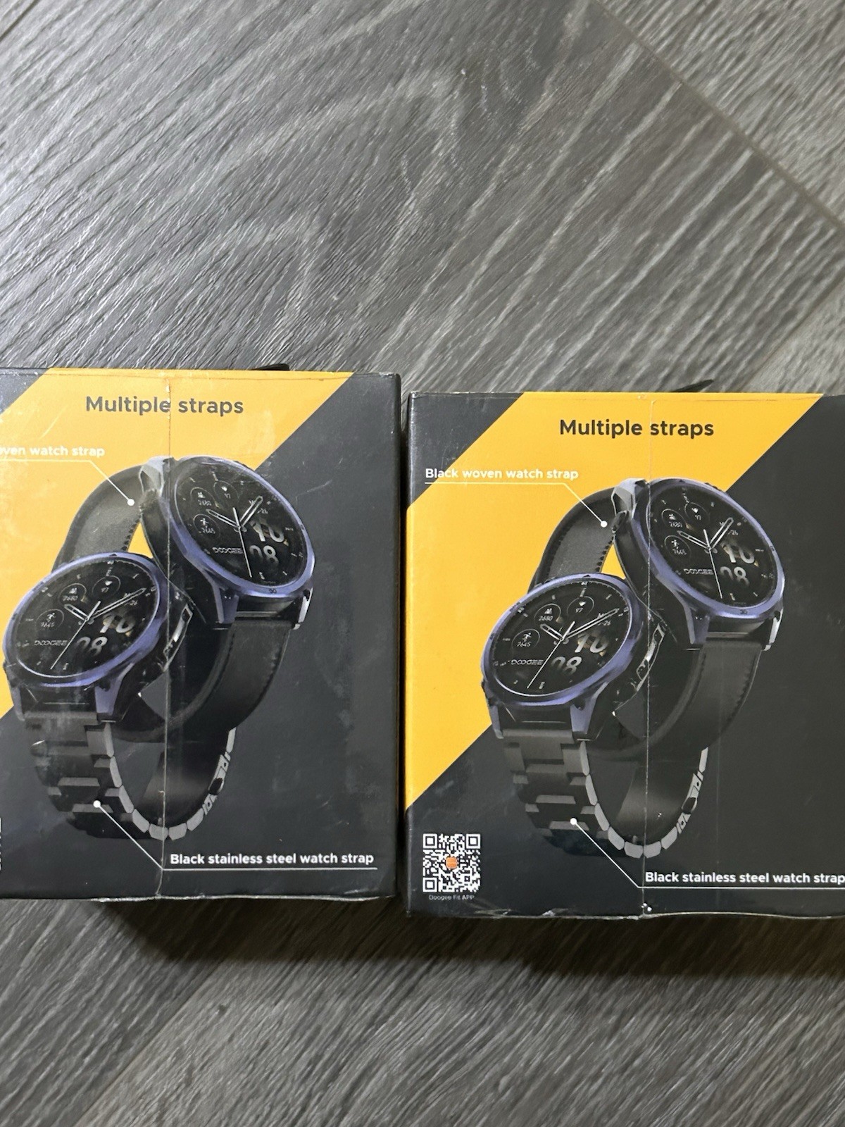 DOOGEE Anywise W1 Pro Smartwatch 47.5mm AMOLED GPS HR BT iOS/Android