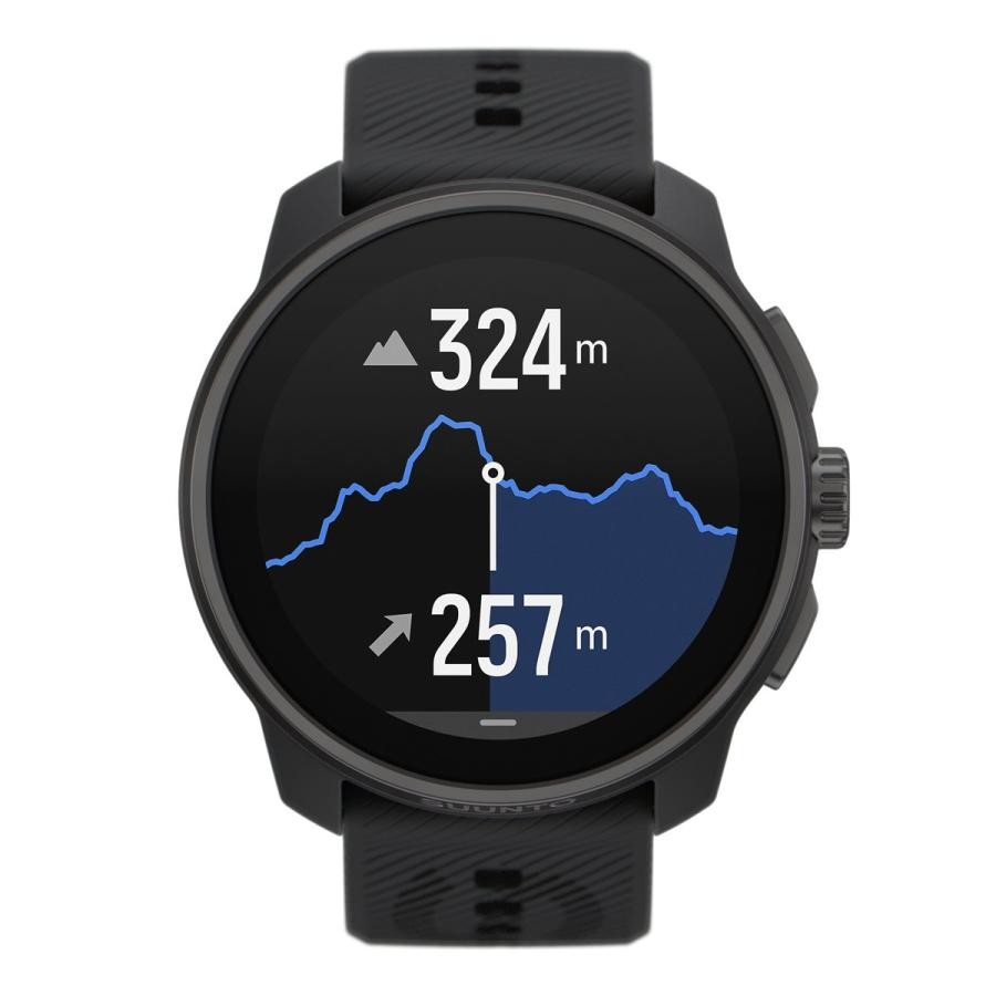 Suunto RACE S ALL BLACK 45mm Silicone Band GPS Smartwatch SS051093000 NEW