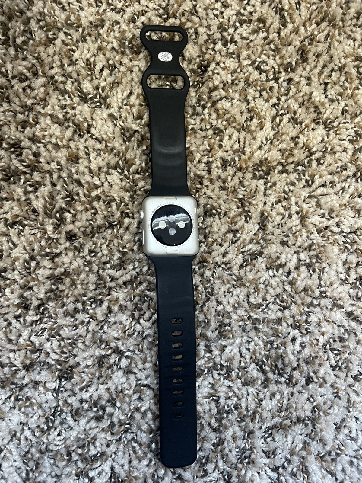 Apple Watch Series 1 38mm Space Gray Aluminum Case Black Sport Band (MP022LL/A)
