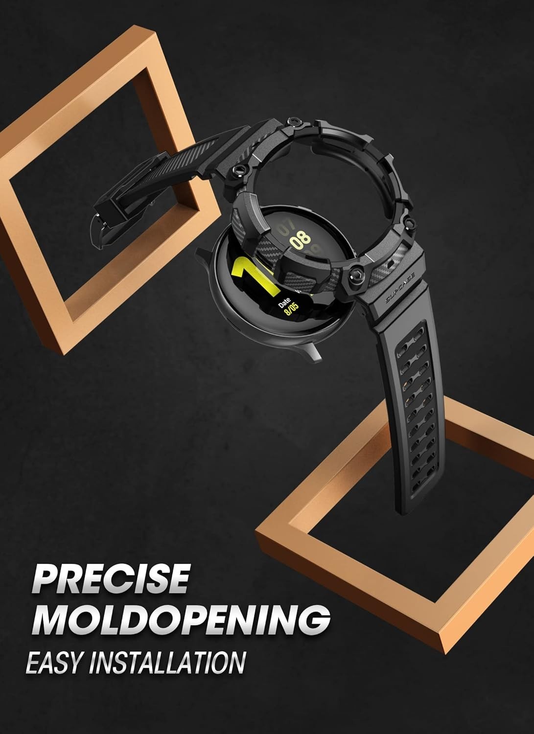 Rugged Protective Case for Galaxy Watch 4 [44mm] – Shockproof & Water-Resistant