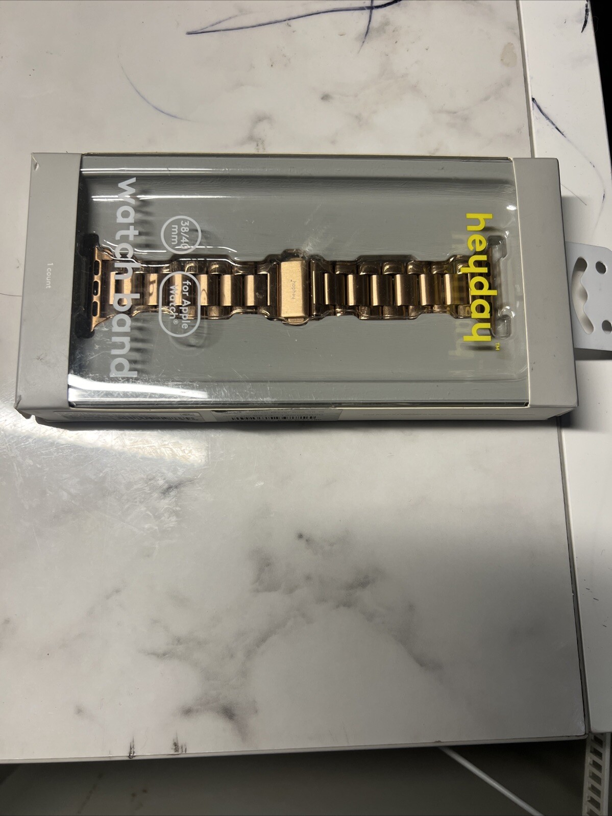 Silver Style Smart Watch Band – Fits 38/40 mm Apple Watch – Brand New Never…