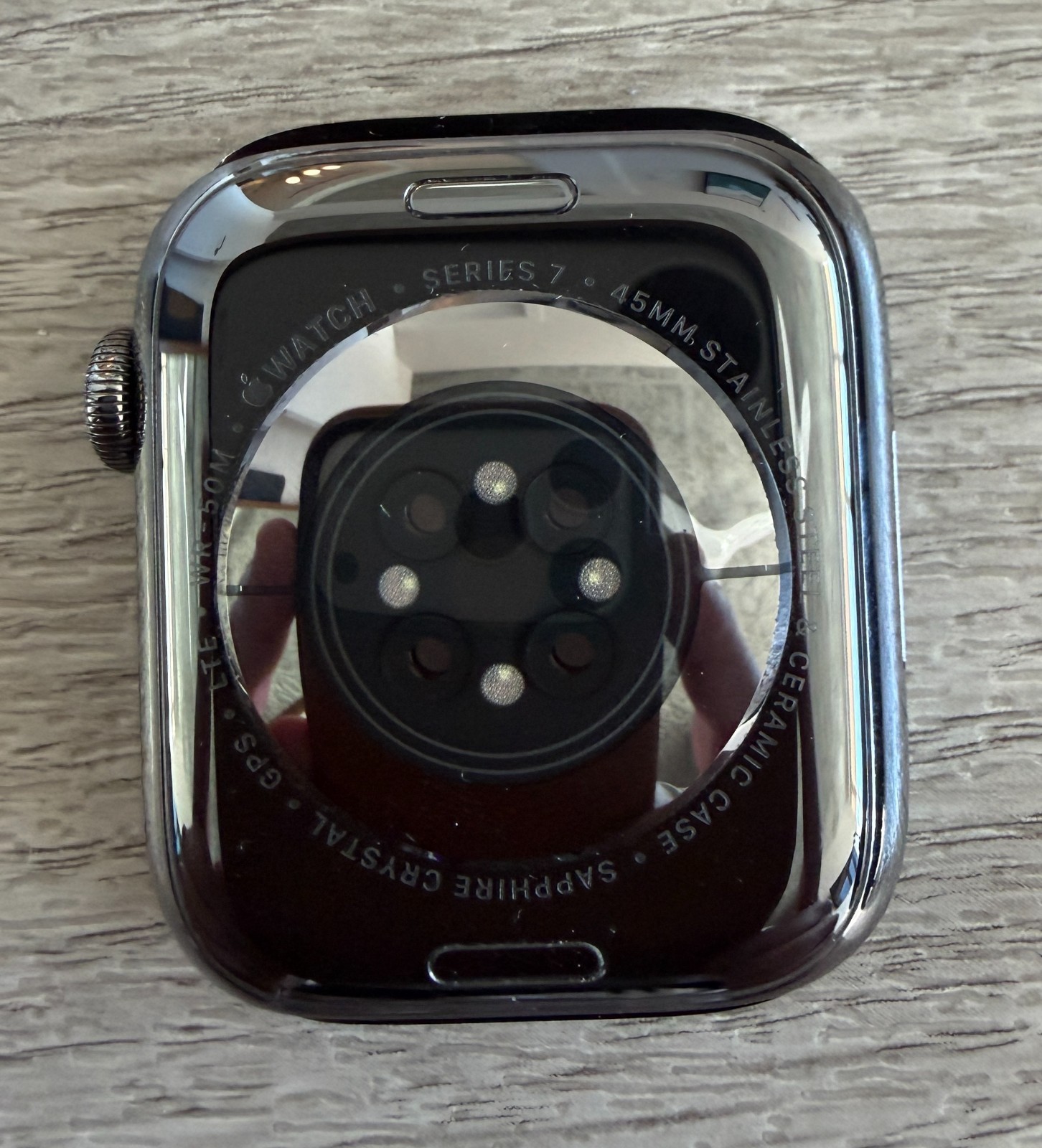 Apple Watch Series 7 45mm Stainless Steel Graphite Solo Loop w/ NOMAD Band Lot