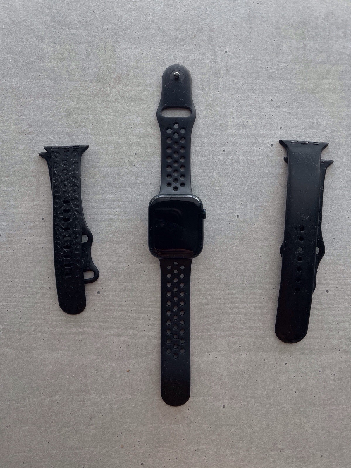 Apple Watch Series 7 45mm Black Case with Black Band (A2477)