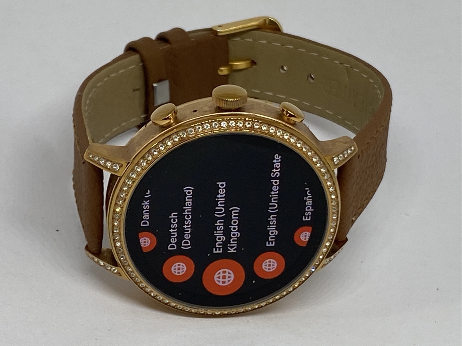 Fossil Gen 4 Authentic Digital Dial Smart Watch Custom Band FTW6015 CO144