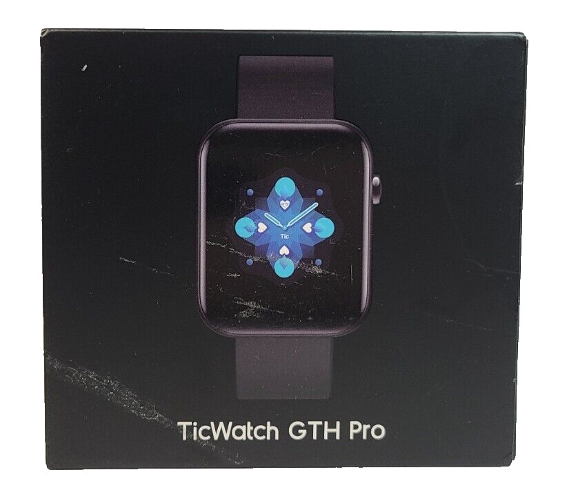 Ticwatch GTH Pro (CXB03) Smartwatch- Meteorite Black