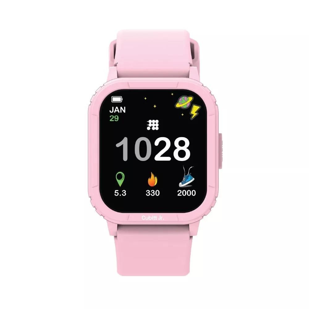 Cubitt Jr Kids Smartwatch Pink Sleep Monitor, Games, Tracker Excellent