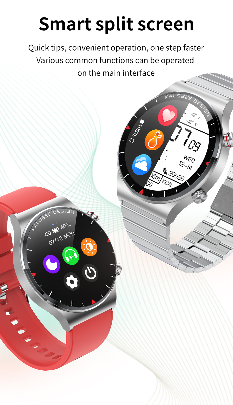 Smart Watch Sports Bluetooth Sleep Monitoring IP67 Waterproof for Android ios