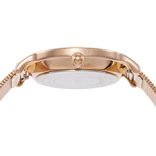 Timex Watch Transcend Silver Dial Quartz 34MM TW2W19200 Unisex Pink Gold