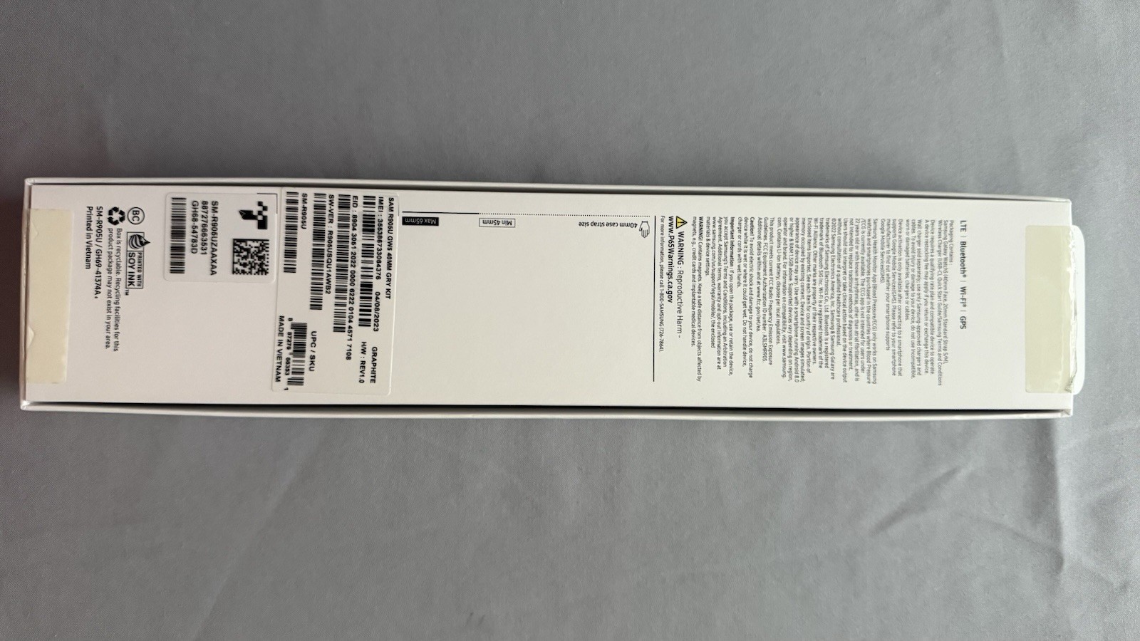 Samsung Galaxy Watch5 Pro 40mm Face Unlocked Graphite Gray Open Box New