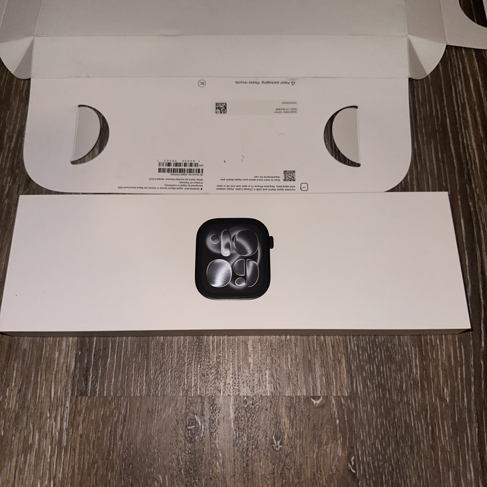Apple Watch Series 11 42mm Jet Black Aluminum A3331 MEW04LW/A NO BAND