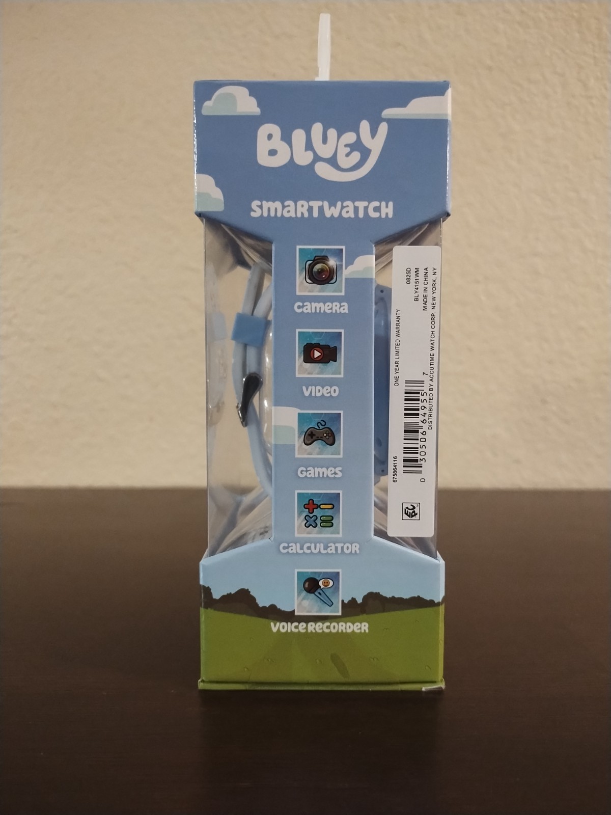 Bluey Smartwatch Touch Screen Camera, Video Records, Games, Flashlight