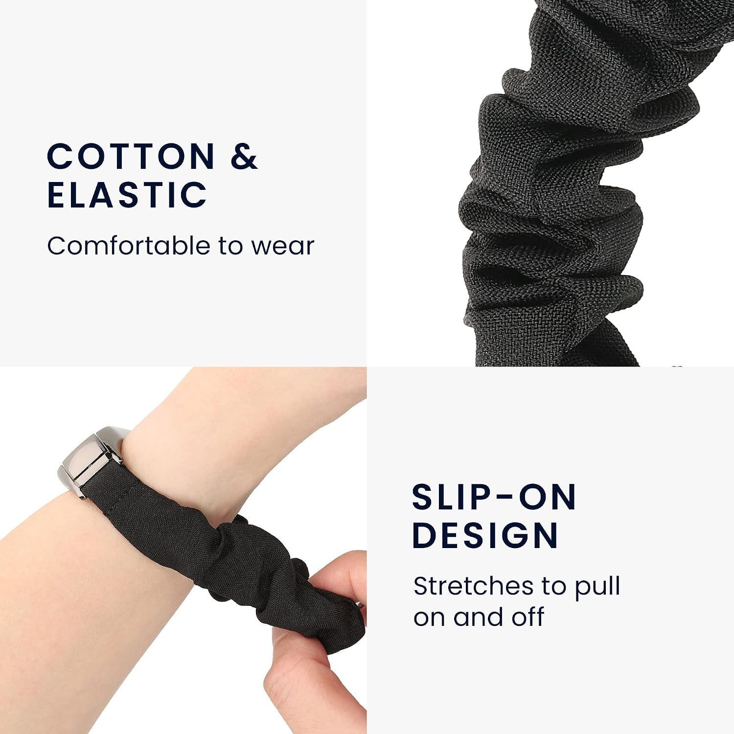 Scrunchie Strap Compatible with Samsung Galaxy Watch 8 Classic 46mm