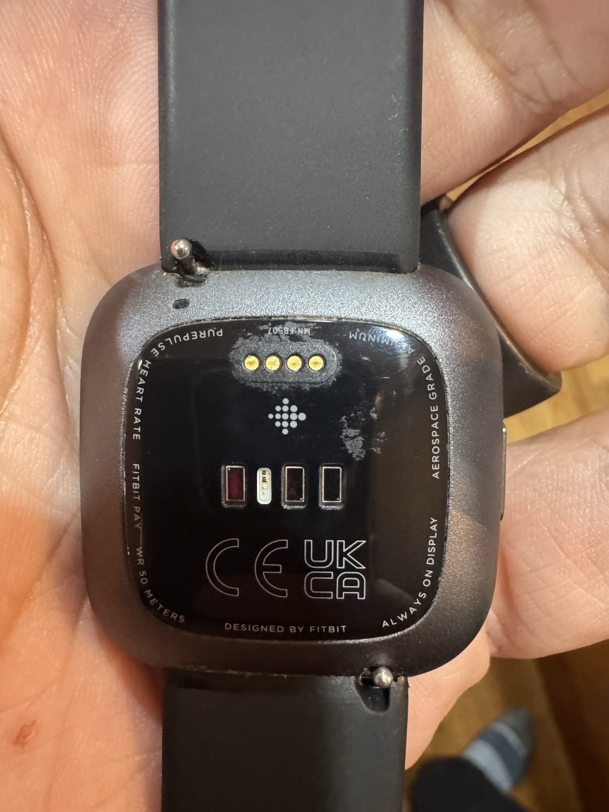 Fitbit Versa 2 40mm Black Smartwatch, Silicone Band, HR, Touchscreen, 4GB
