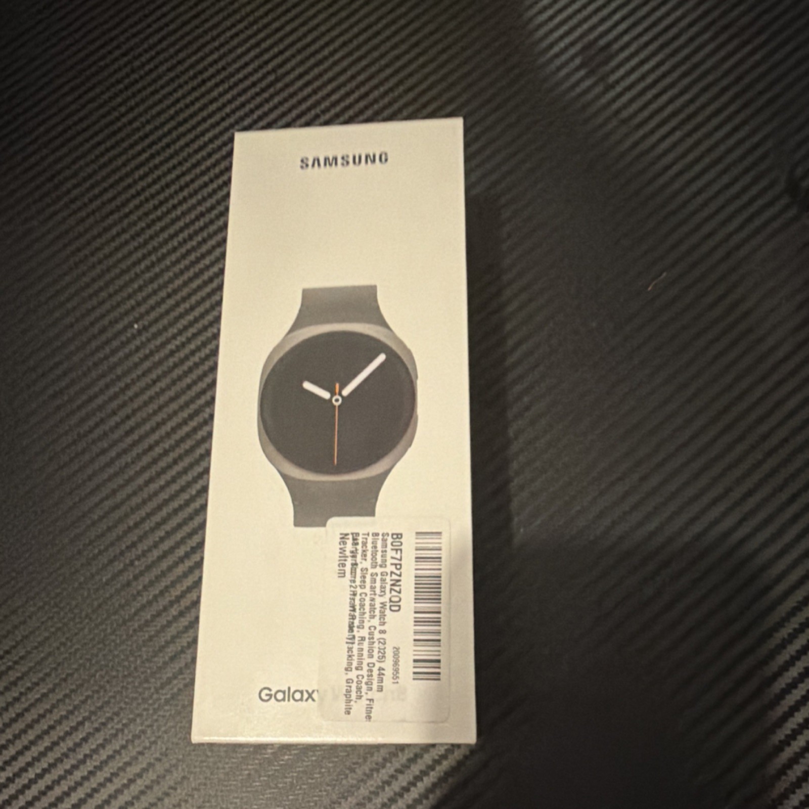 Samsung Galaxy Watch8 40mm Black Aluminum Silicone Band Bluetooth Wi-Fi GPS