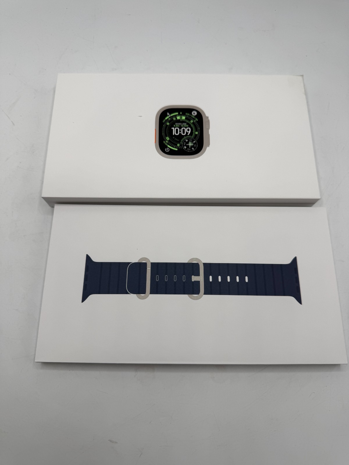 Apple Watch Ultra 3 GPS+Cell 49mm Titanium Blue Ocean 1 Size MEWH4LW/A no sleeve