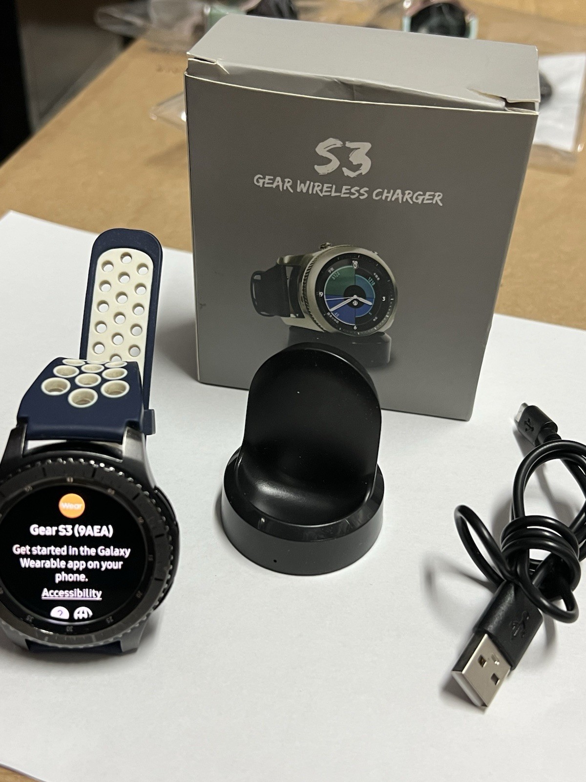 Samsung Gear S3 Frontier 46mm SM-R760 GPS Smartwatch – Black