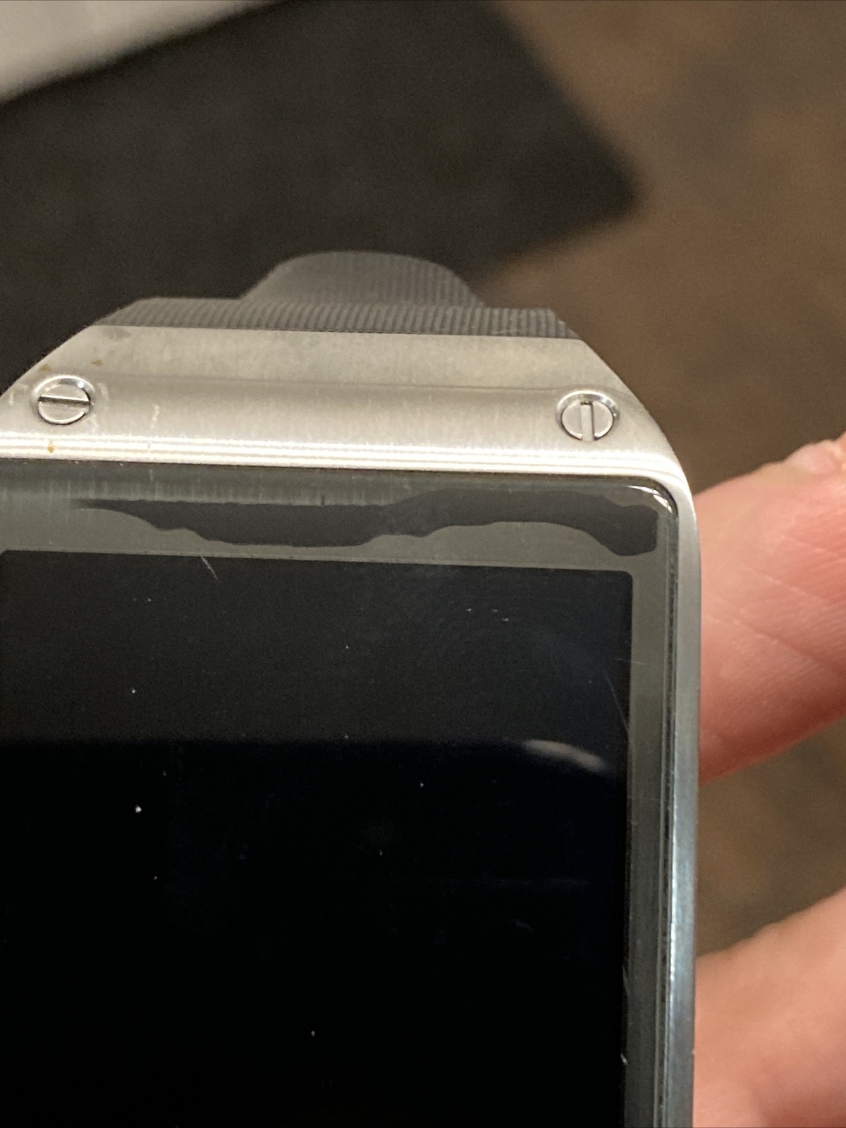 Samsung SM-V700 Galaxy Gear Smart Watch Black Stainless Steel AS IS PARTS,REPAIR