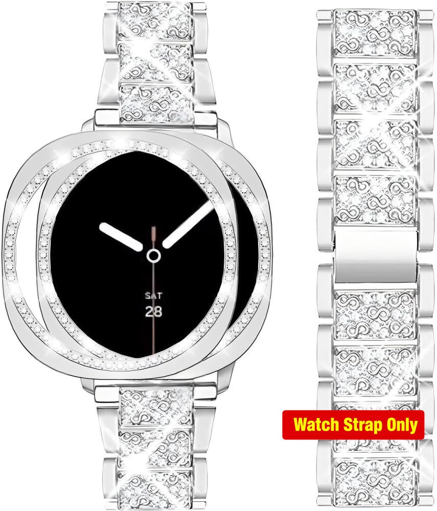 Bling Metal Strap Compatible with Samsung Galaxy Watch 9 40mm 44mm