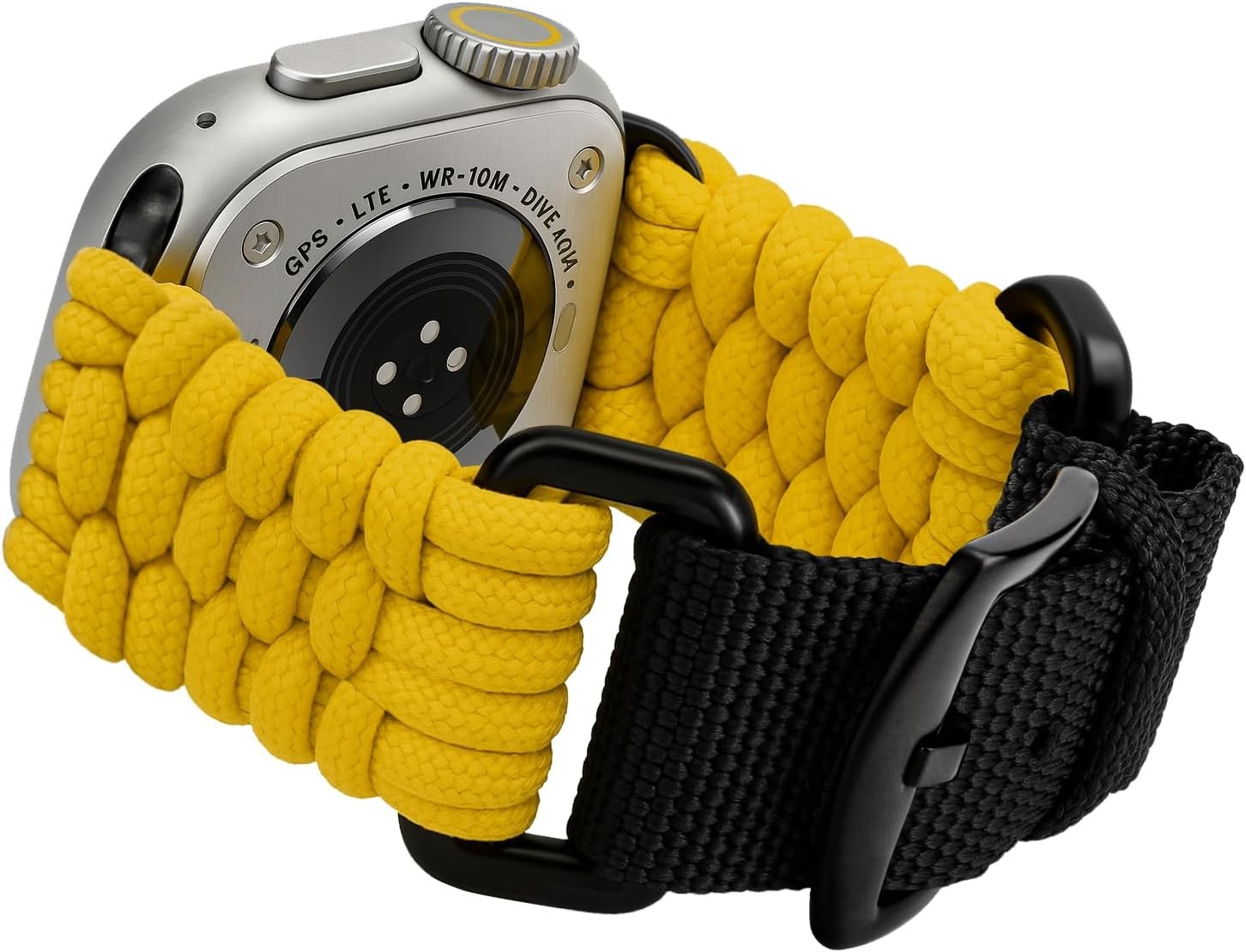 Paracord Band for Apple Watch Ultra 49mm 46mm 45mm 44mm 42mm, Breathable Nylon S