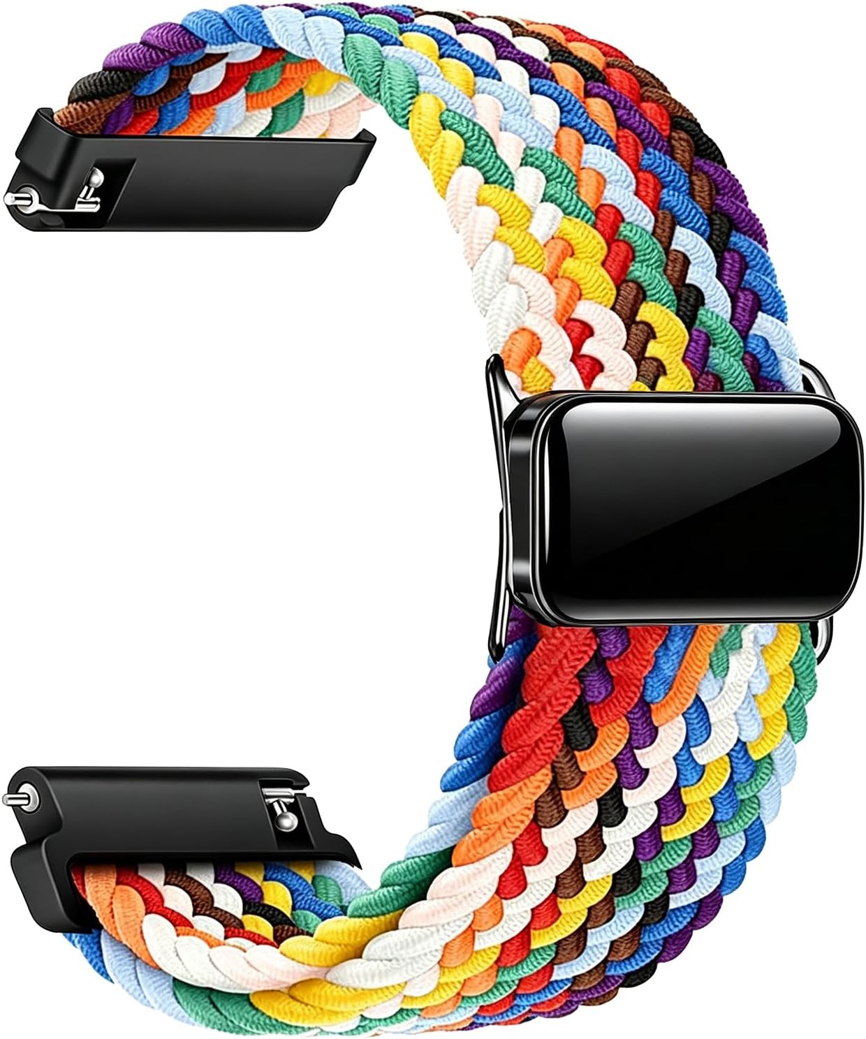 Case For Garmin ID205L 18mm 19mm 20mm 22mm Magnetic Braided Watch Band