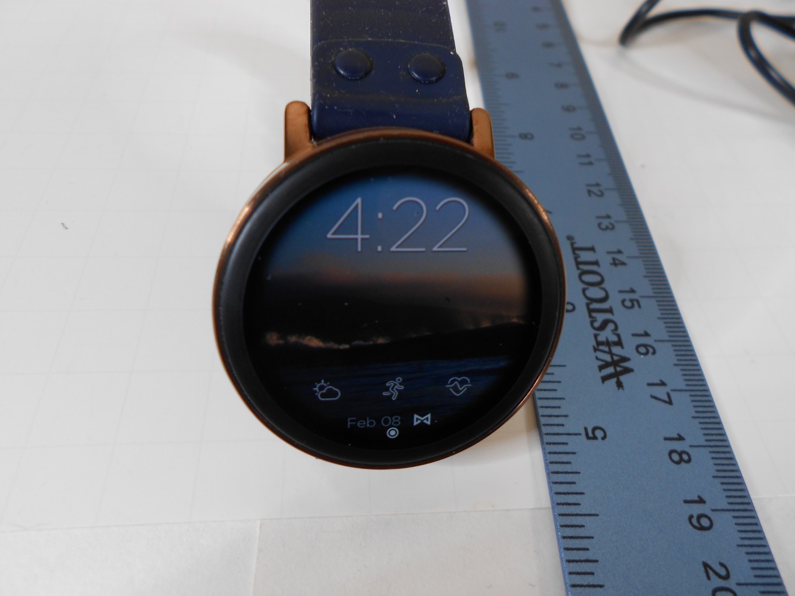 Misfit Viper stylish 44mm GPS smartwatch 1.3 in AMOLED screen running Wear OS