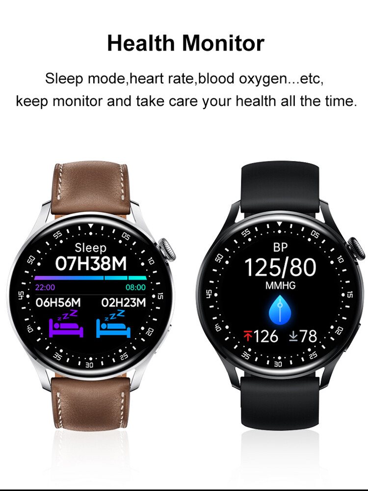 Men Smart Watch Business Smartwatch Fitness Tracker Pedometer Sleep Monitor