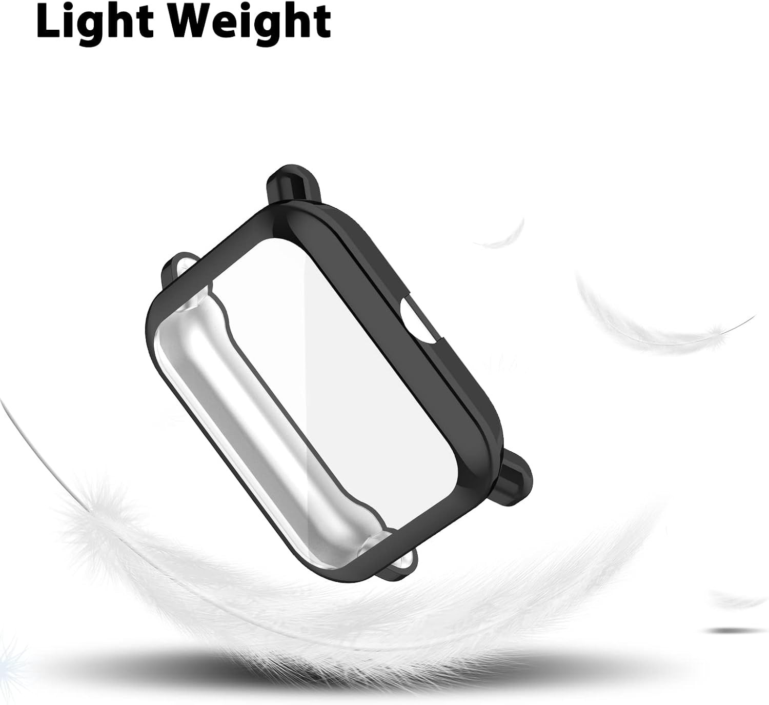 3 Pack Screen Protector Cases for Amazfit GTS 2 Mini 40mm Soft TPU Bumper Shell