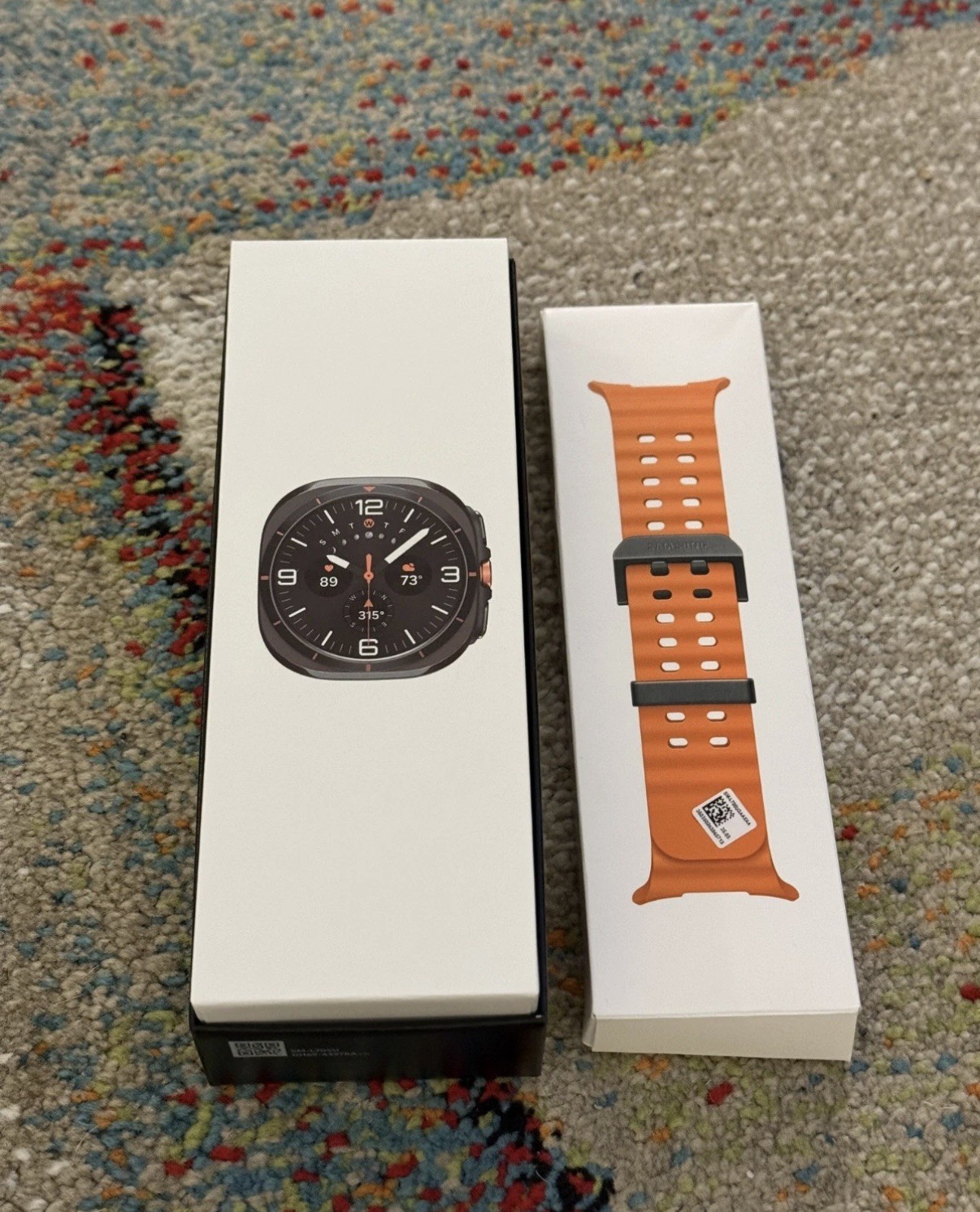 Samsung Galaxy Watch Ultra 47mm LTE Titanium Gray – Dark Gray Marine Band – Exce