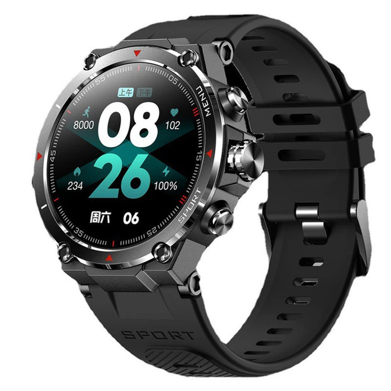 Smart Watch AMOLED Display GPS 24H Health Monitor Long Battery Life with Magne