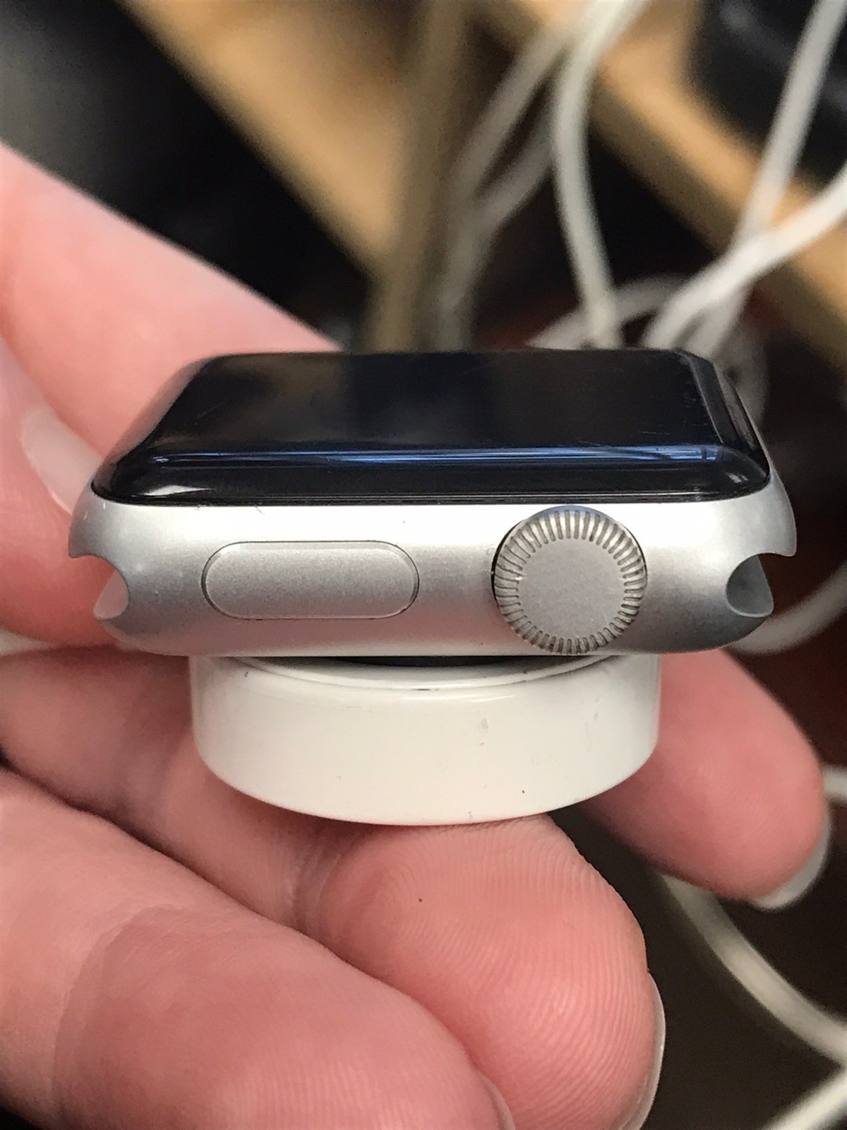 Apple Watch Series 3 GPS 38mm Aluminum Case Silver WATCH ONLY No Wristband