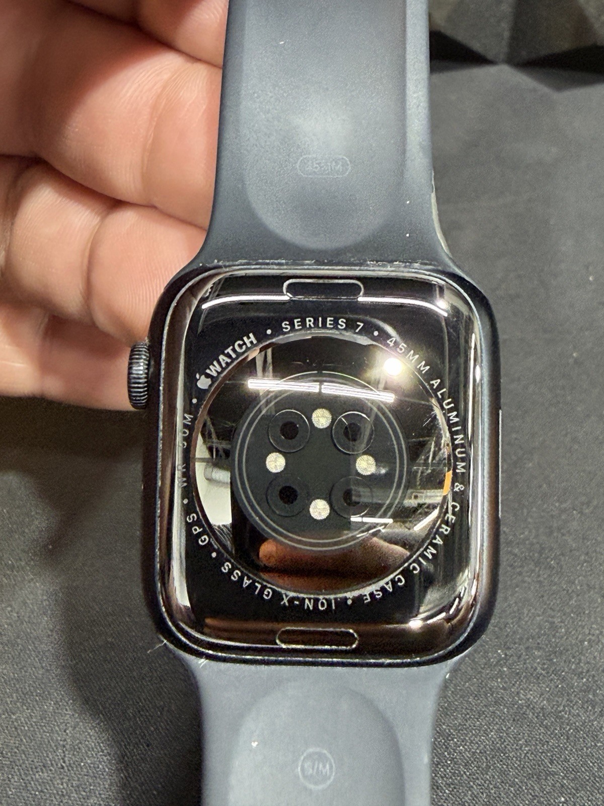 Apple Watch Series 7 45mm GPS Space Black With Sport Band