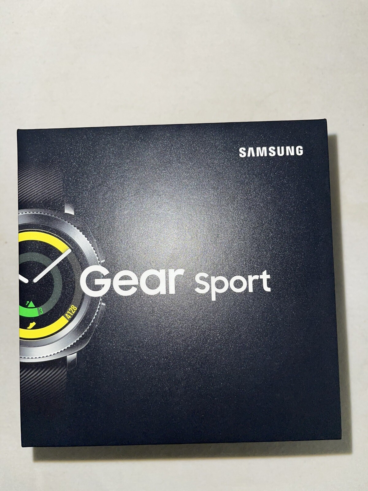 Samsung Gear Sport 44.6mm Black Case Silicone Band Classic Buckle -…