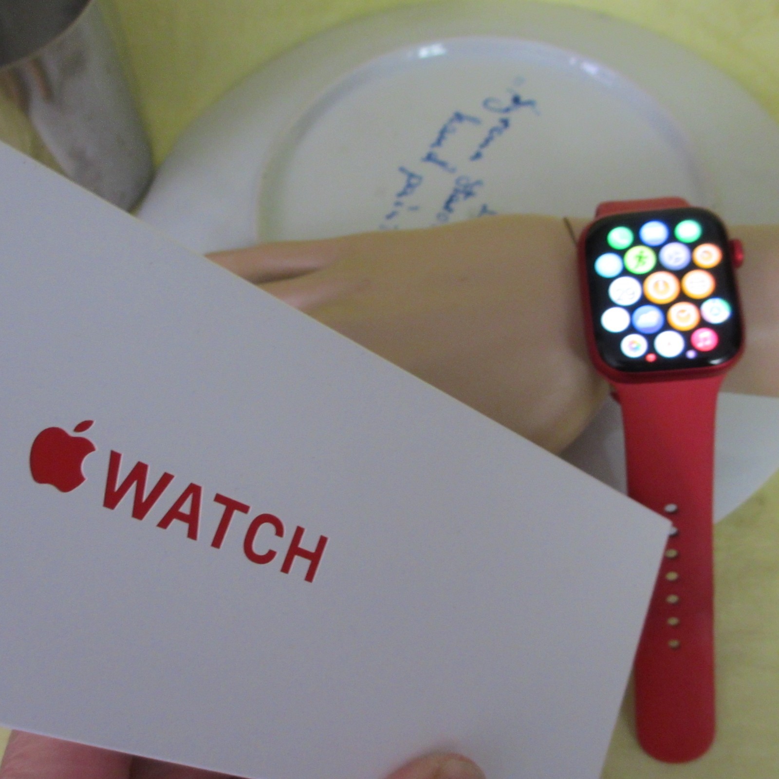 Apple Product (RED) Watch Band Box Series 9 original box 45mm LARGE face