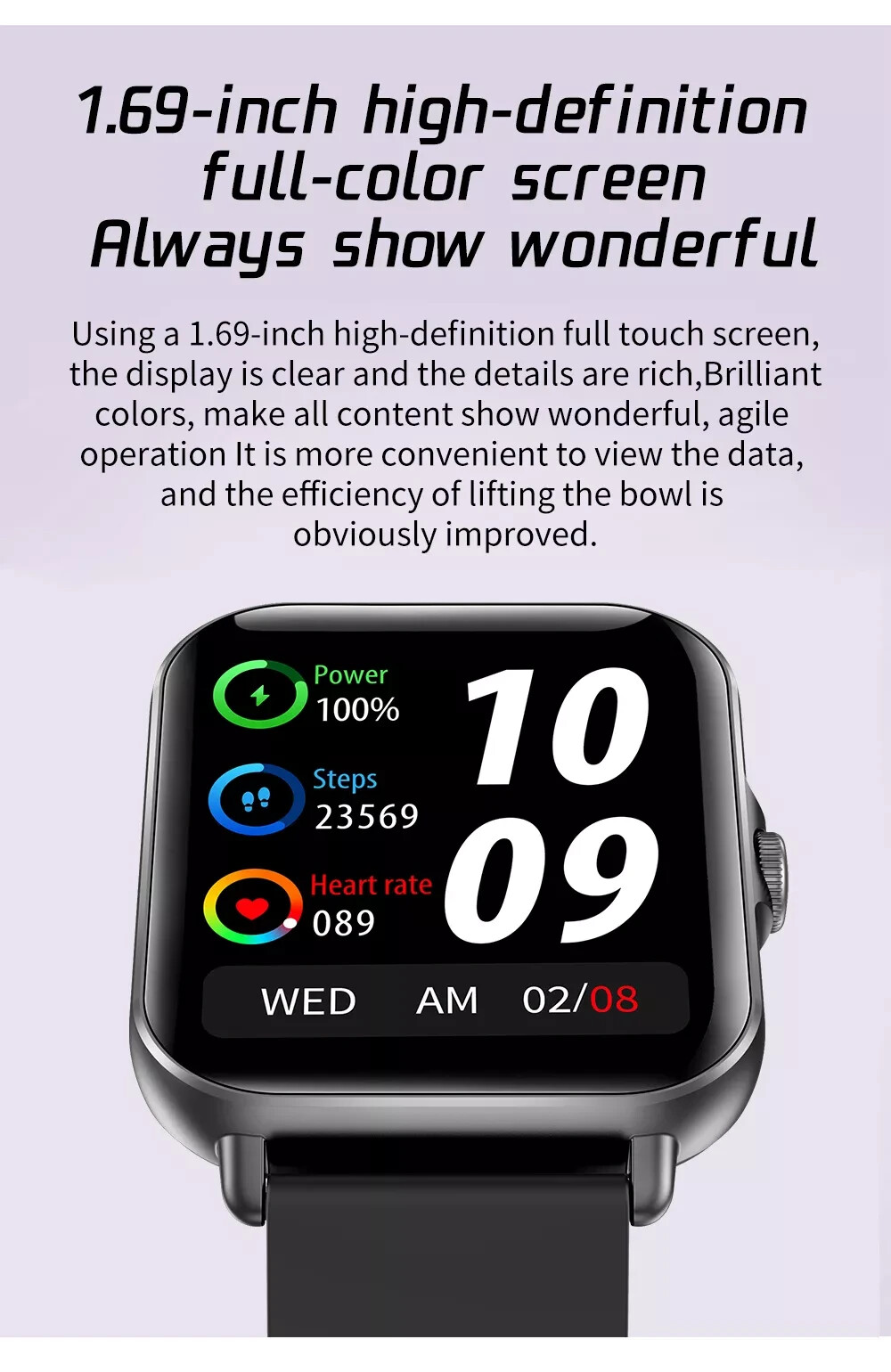2022 New BT Answer Call Smart Watch Men Full Touch Dial Call Fitness Tracker IP6