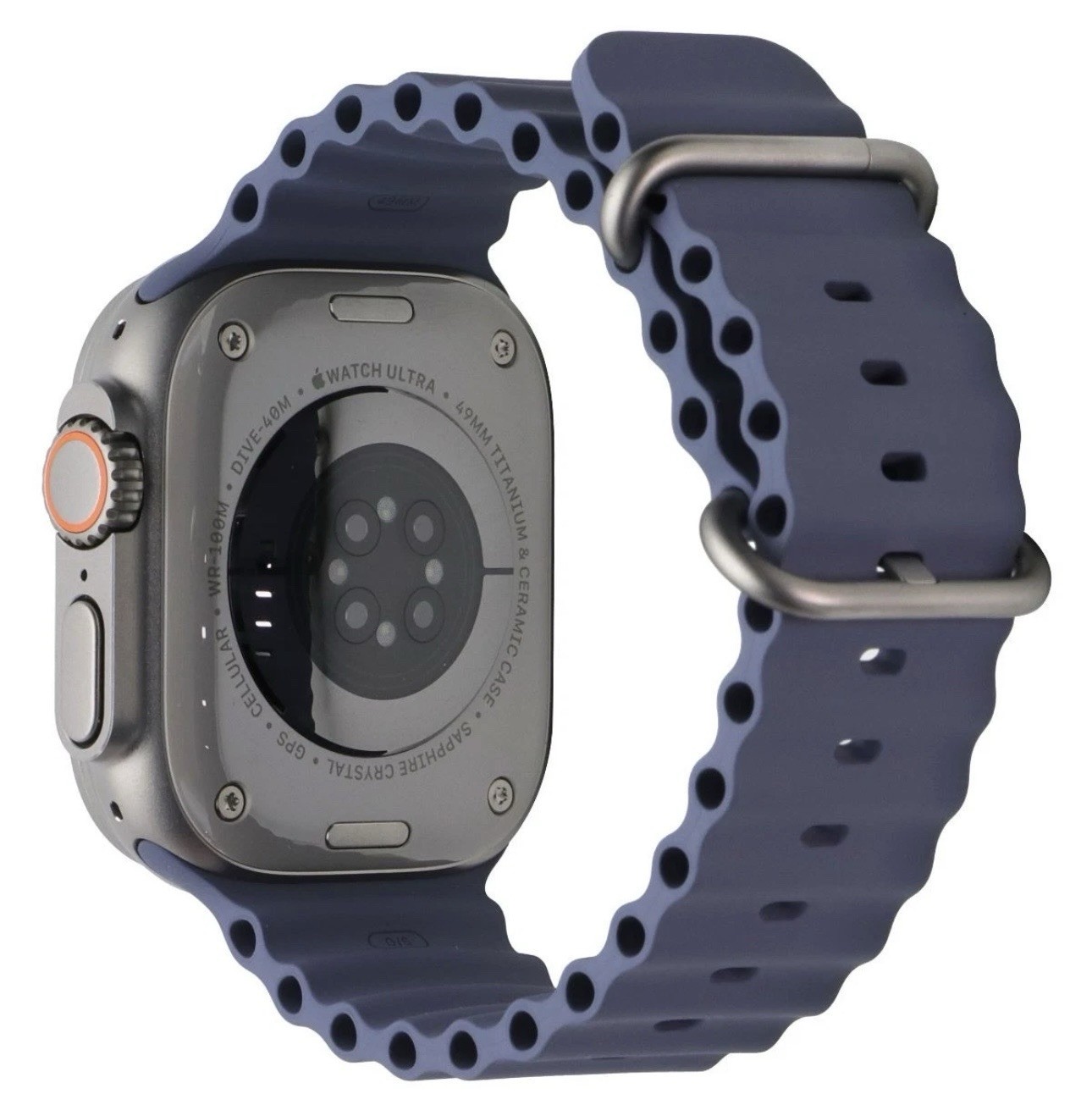 Apple Watch Ultra 3 (GPS & Cellular) 49mm – Titanium with Anchor Blue Ocean band