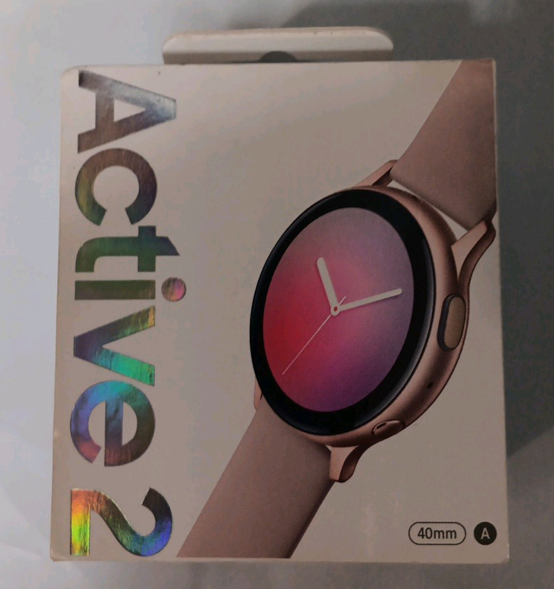 Samsung Galaxy Watch Active 2 SM-R830 40mm Aluminum Case with Sport Band (NEW)