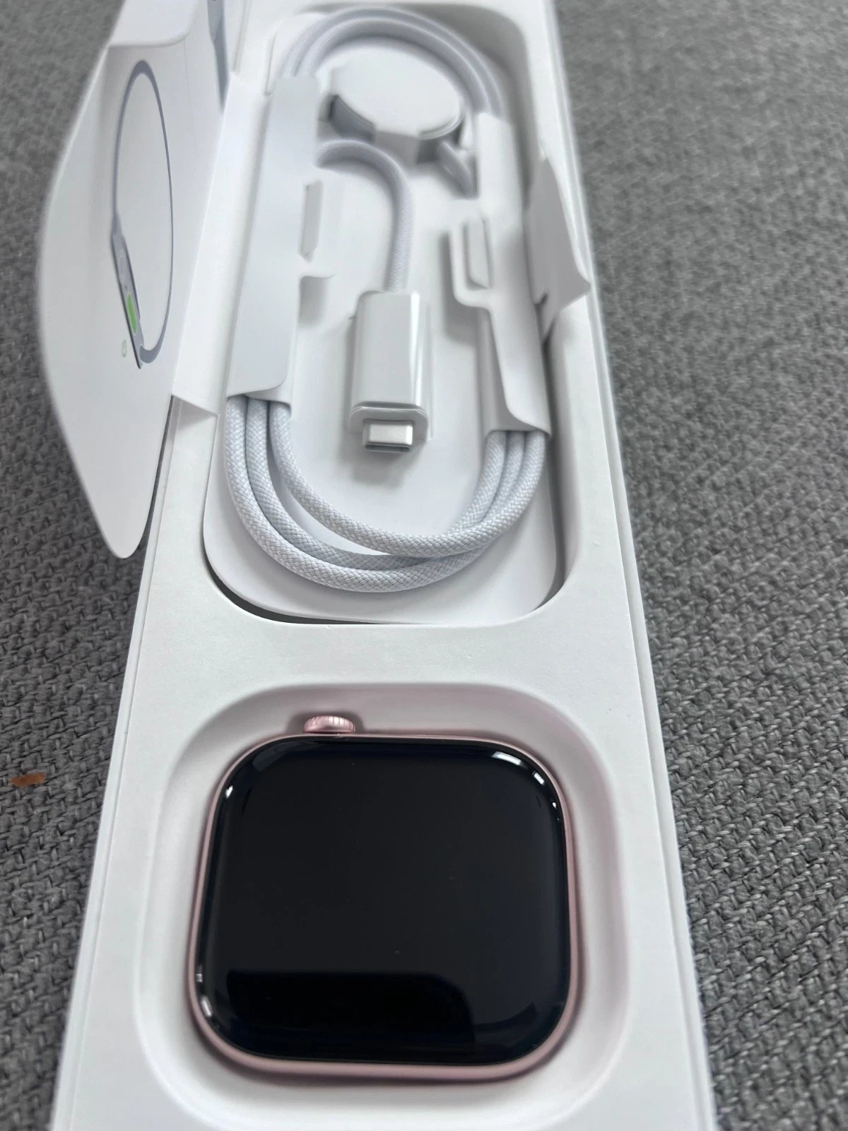 Apple Watch Series 10 46mm- GPS – Rose Gold – M/L Blush Band (MWWU3LW/A)