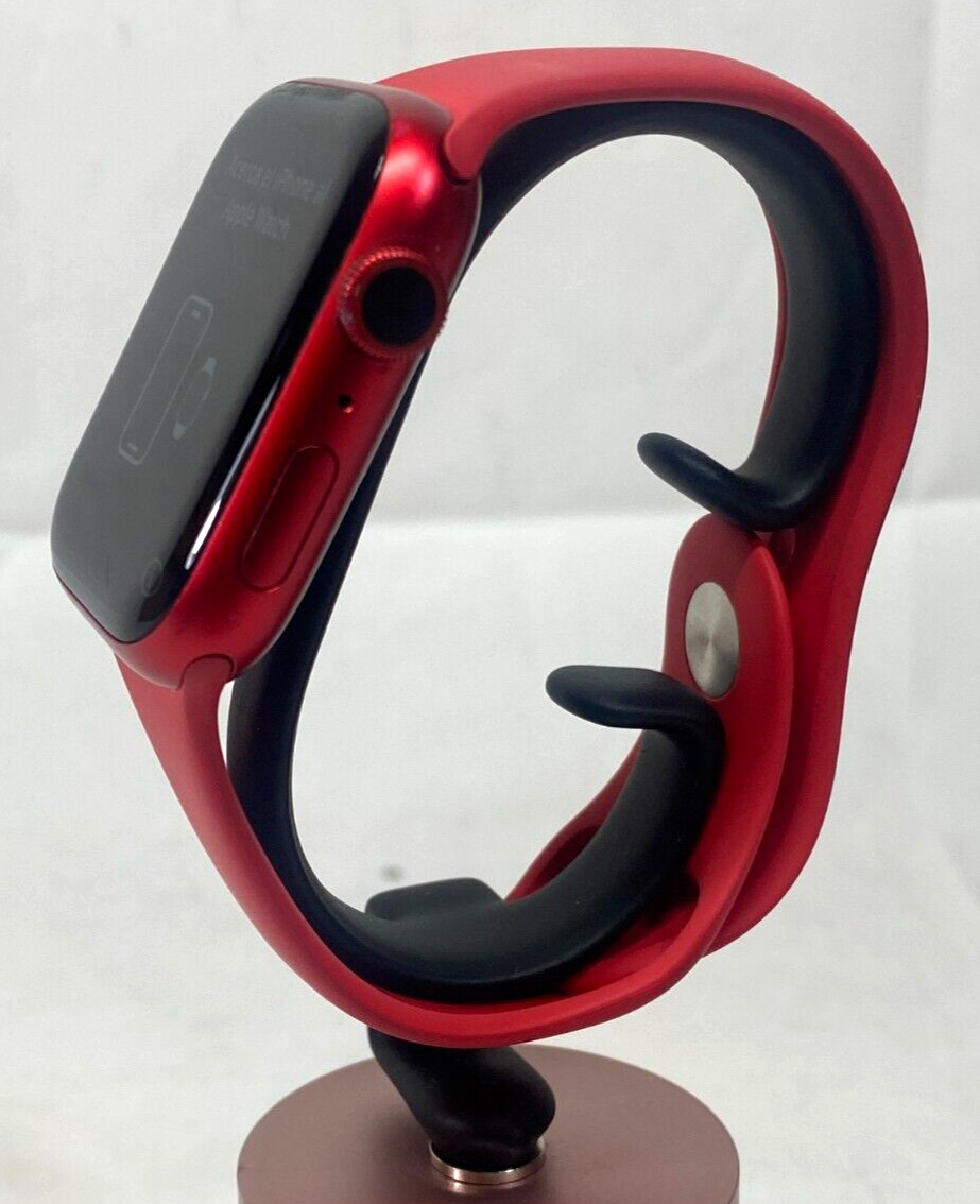 Apple Watch Series 8 – 45mm A2774 – GPS + LTE – Red w/ Red Sport Band