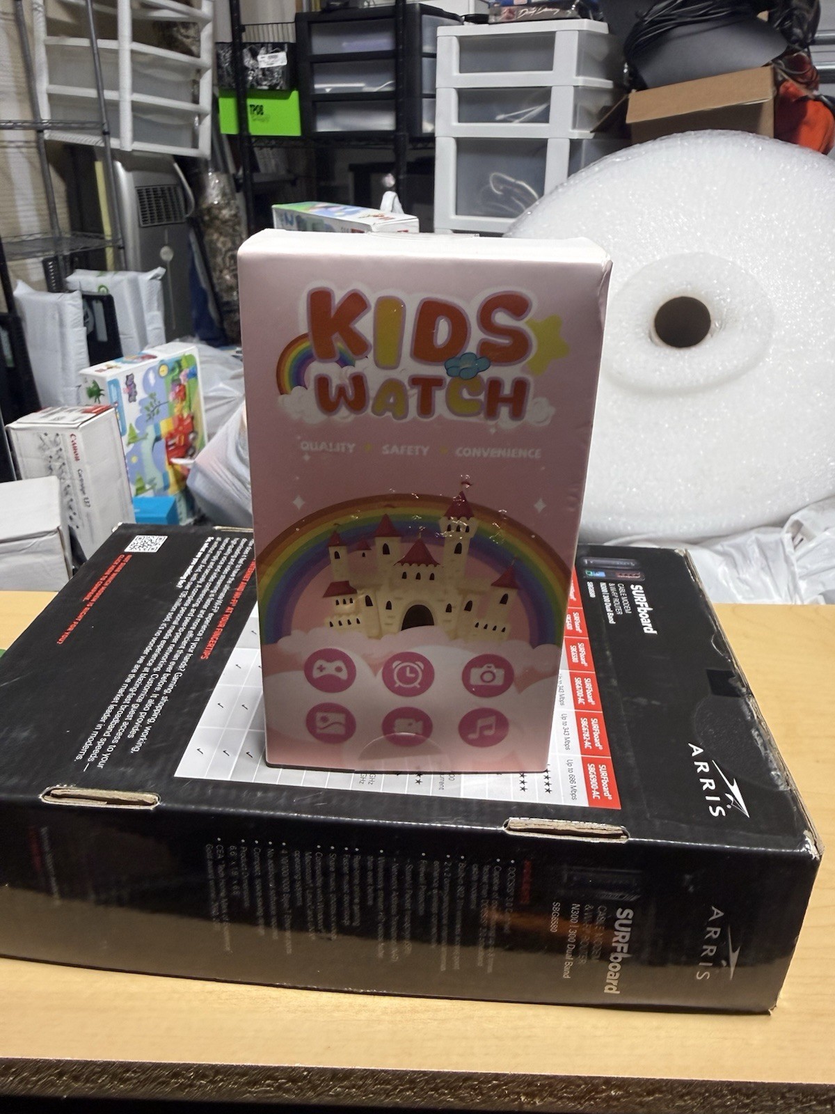 OKYUK 4G Smartwatch, Kids Watch for Kids Rose Red New Sealed