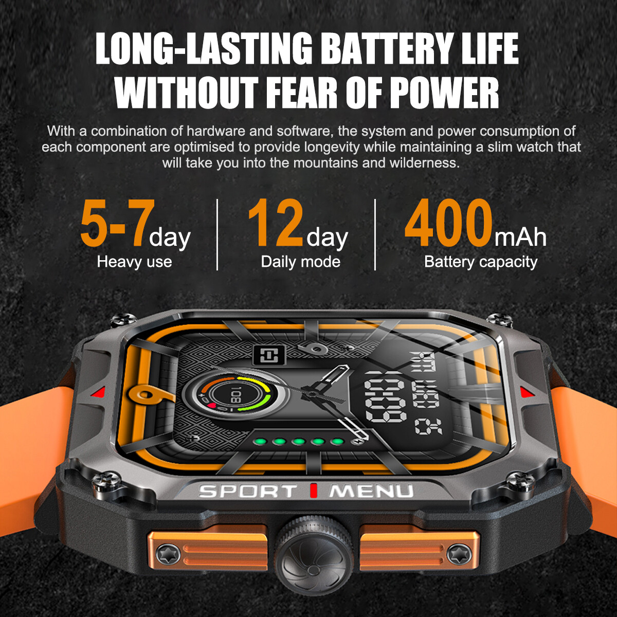 HD Screen Smart Watch Men Waterproof Smartwatch Bluetooth for iPhone Samsung US