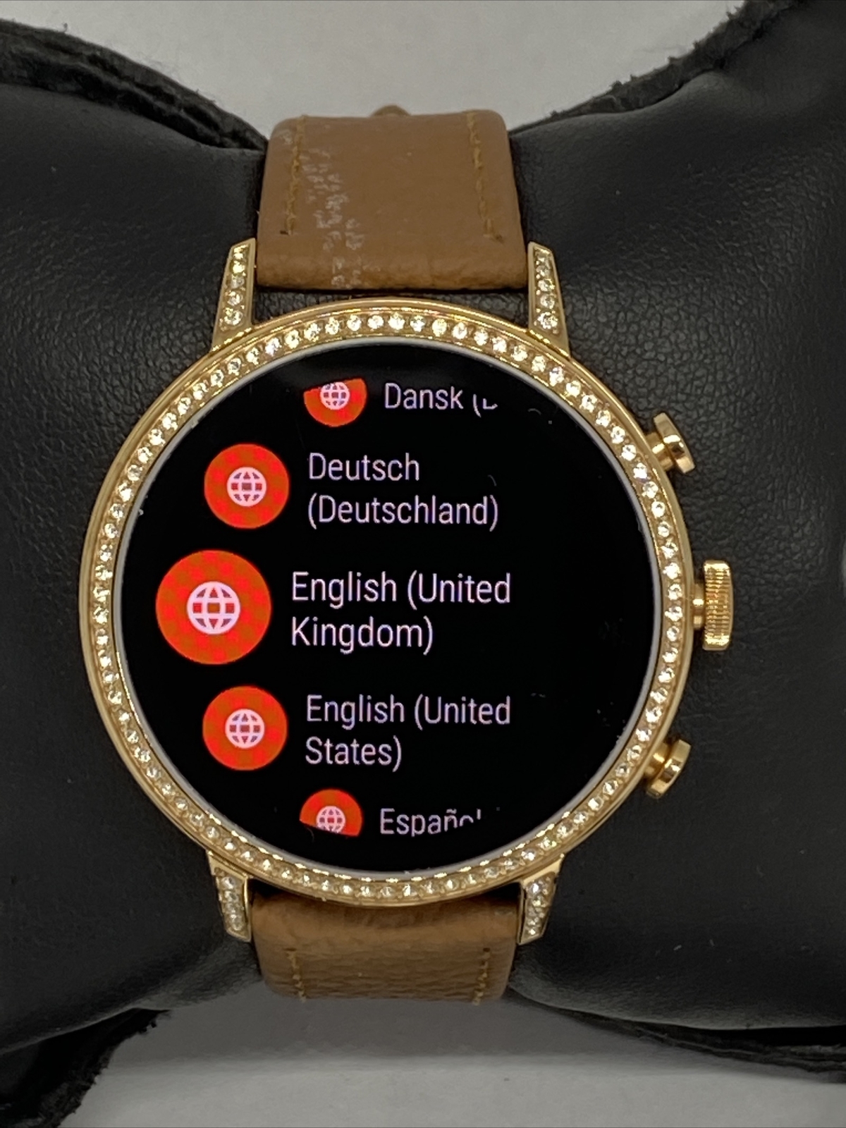 Fossil Gen 4 Authentic Digital Dial Smart Watch Custom Band FTW6015 CO132