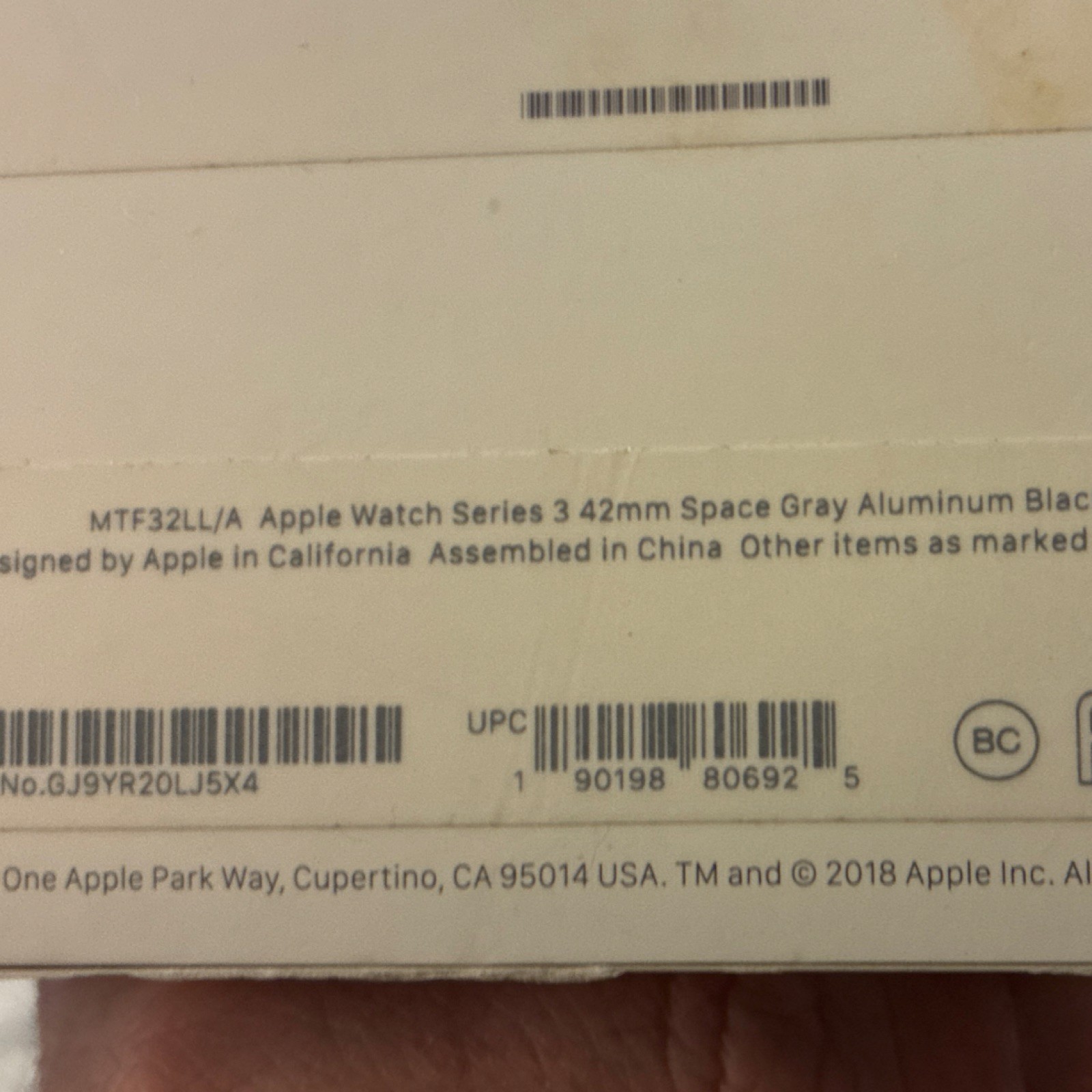 Apple Watch Series 7000 42mm Aluminum Black Band