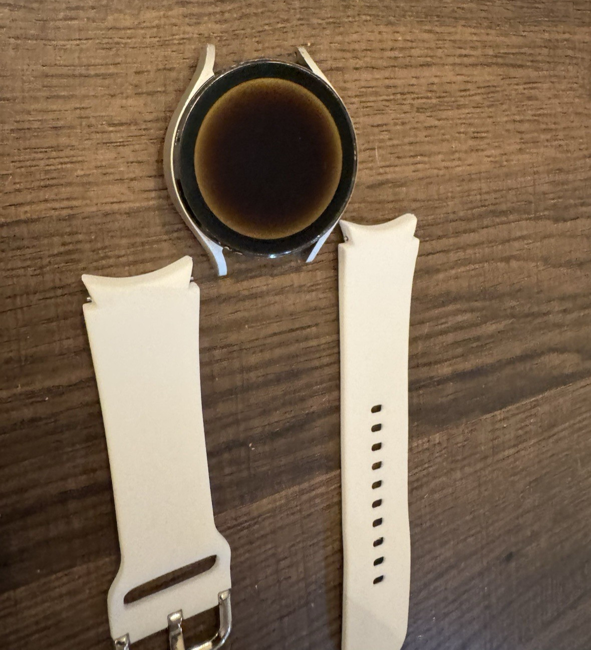 Samsung Galaxy Watch 4 SM-R875U 44mm Silver (LTE) Unlocked Good (READ)